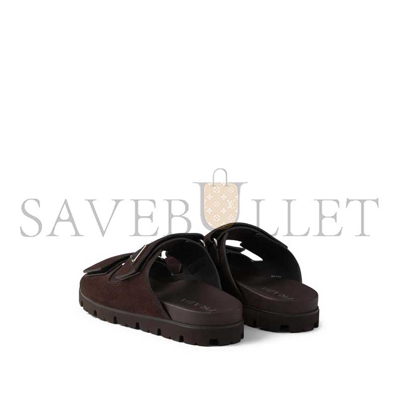 PRADA SUEDE BAND SANDALS 2X3129